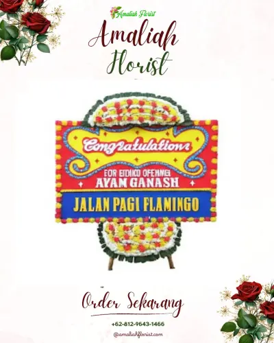 Bunga Papan Congratulation di Kabupaten Tegal